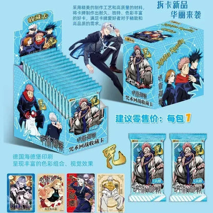 Jujutsu Kaisen Card Gojo Satoru Fushiguro Megumi Itadori Yuji Warlock Japanese Anime Character Games Collection Card Toys Gifts