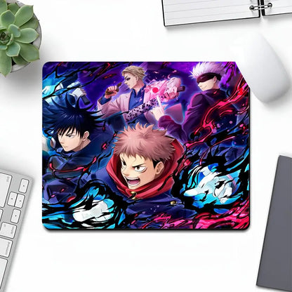 Jujutsu Kaisen Anime Mouse Pad Art Gaming Gamer Animal Small Rubber Locking Edge Large Computer MousePad Laptop Desk Pad