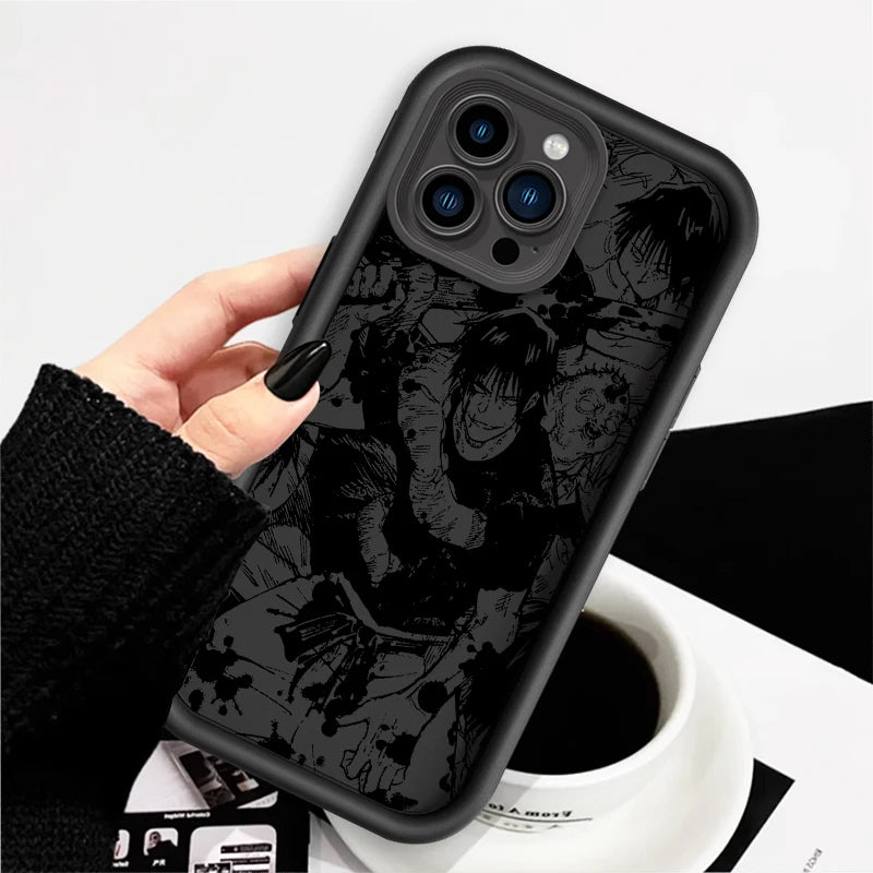 Coque de téléphone Jujutsu Kaisen Eye Ladder Toji Cool pour Apple iPhone 15 14 13 12 11 XS XR X Pro Max Plus Funda