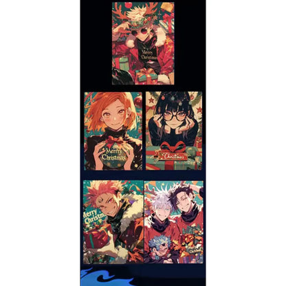 Fantasy Anime Jujutsu Kaisen Color Paper Collection Cards Children's Favorite Popular Characters Fashion Peripheral Toys Gifts