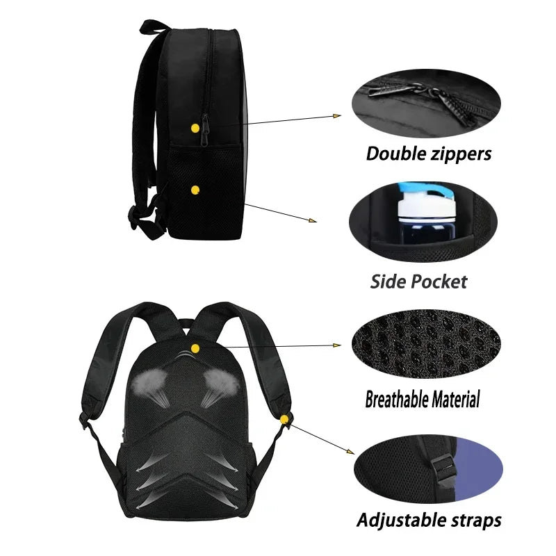 Ensemble de sacs à dos d'école Jujutsu Kaisen Satoru Gojo pour enfants, avec sac à bandoulière, sacs à crayons, sacs d'école pour garçons et filles, meilleur cadeau