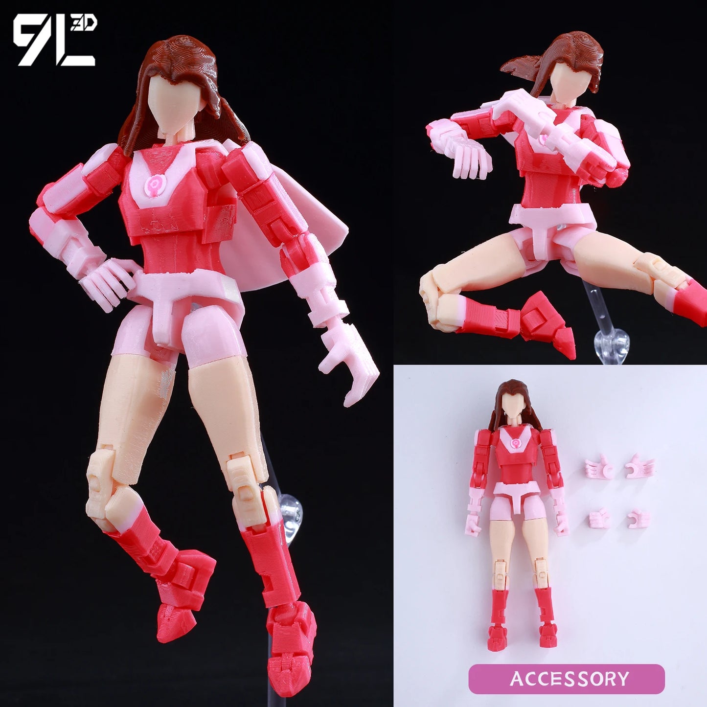 9L3D Printed Anime Naruto Jujutsu Kaisen One Piece Characters Lucky13 Dummy Action Figures Multi-Jointed T13 Mannequin Toys - Jujutsu Kaisen Merch - Free Shipping Buy Now