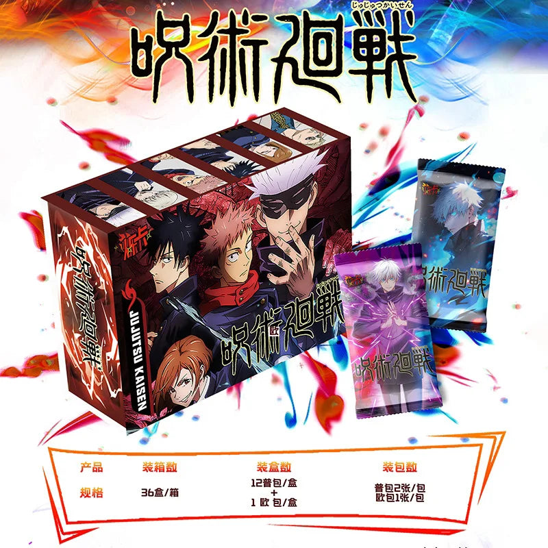 Genuine Jujutsu Kaisen Collectible Cards Featuring Satoru Gojo Upgraded Thickened Version Anime Peripheral Collection Card Gifts