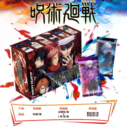 Genuine Jujutsu Kaisen Collectible Cards Featuring Satoru Gojo Upgraded Thickened Version Anime Peripheral Collection Card Gifts