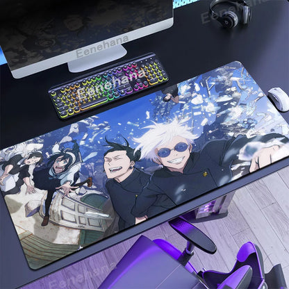 Hot Anime Jujutsu Kaisen Large 40x90CM Mouse Pad XXL Ryomen Sukuna MousePad handsome Computer Gaming laptop Accessories Desk Mat