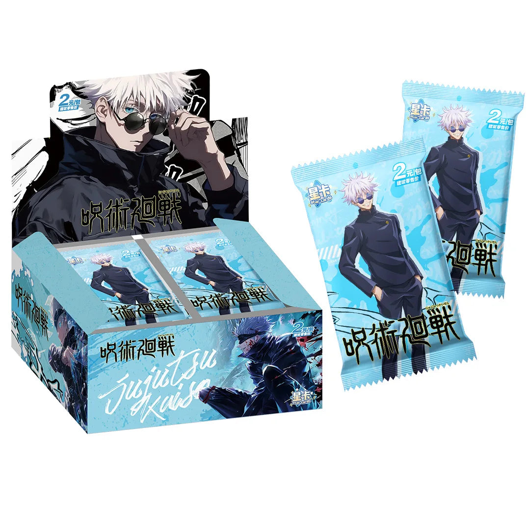 Cartes Jujutsu Kaisen Chapitre avancé Cartes en métal rare Cartes Quicksand de qualité Cartes de collection Gojo Satoru Fushiguro Megumi 
