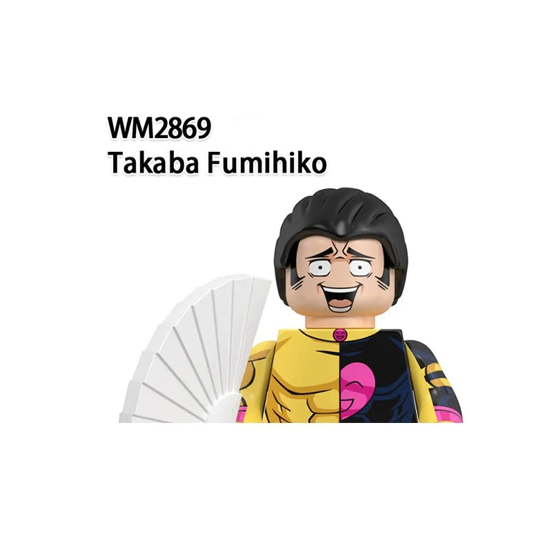WM6200 WM6201 WM6202 Itadori Yuji Jujutsu Kaisen Set Building Blocks Mini Action Figure Toys
