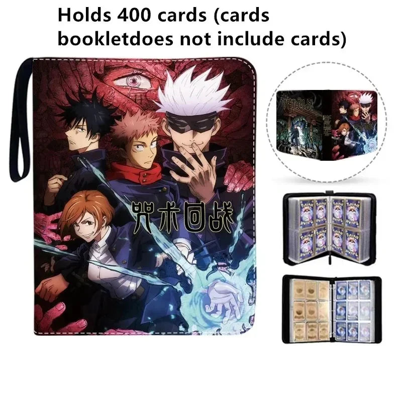 Anime Jujutsu Kaisen Collection 400pcs/900pcs Phantom Parade Card Album Book Card Zipper Game Cards Binder Holder kids Gift
