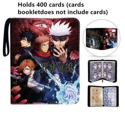 Anime Jujutsu Kaisen Collection 400pcs/900pcs Phantom Parade Card Album Book Card Zipper Game Cards Binder Holder kids Gift