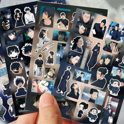 8 Pieces of Jujutsu Kaisen Stickers Gojo Satoru Anime Creative Graffiti Notebook Mobile Phone Decoration Waterproof Stickers