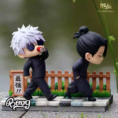 Jujutsu Kaisen Anime Figure Satoru Gojo Geto Suguru Action Figurine Q Version PVC Statue Model Doll Toys Collection Decor Gift - Jujutsu Kaisen Merch - Free Shipping Buy Now