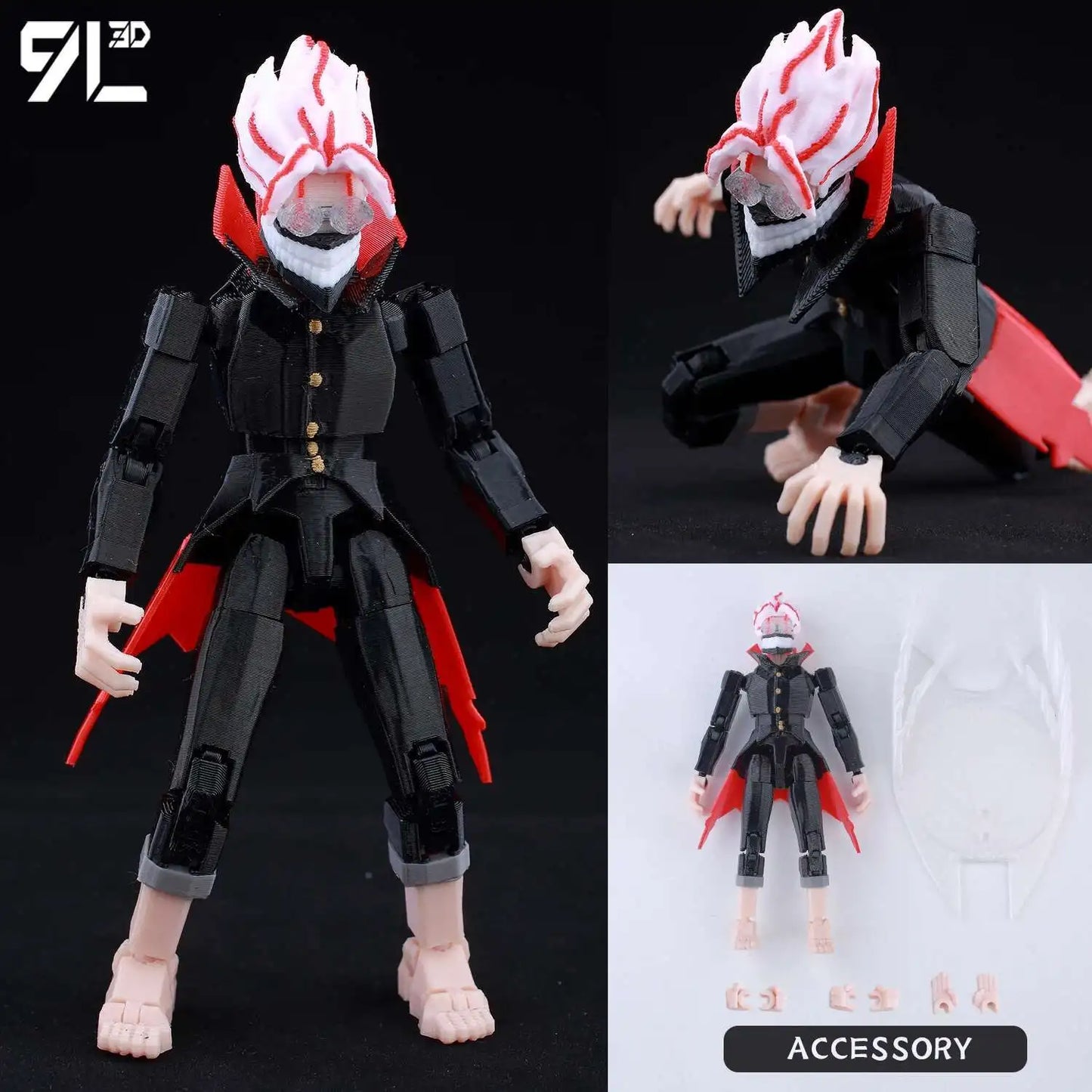9L3D Printed Jujutsu Kaisen Ryomen Sukuna Lucky Dummy 13 Anime Multi-Jointed Shapeshift Toys Action Figures Mannequin Model - Jujutsu Kaisen Merch - Free Shipping Buy Now