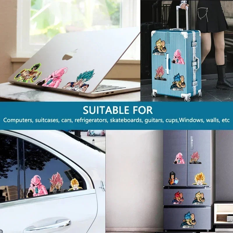 Anime Cartoon Jujutsu Kaisen Satoru Gojo 3D Motion Stickers Car Sticker Notebook Waterproof Decal Toy Motion Sticker Kids Gift