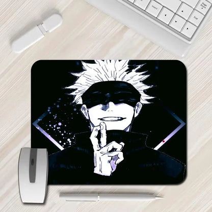 HYBXAXC 450x400mm Jujutsu Kaisen Gaming Mouse Pad XS Small Mousepad For PC Gamer Desktop Decoration Office Mouse Mat Deskmat Rug