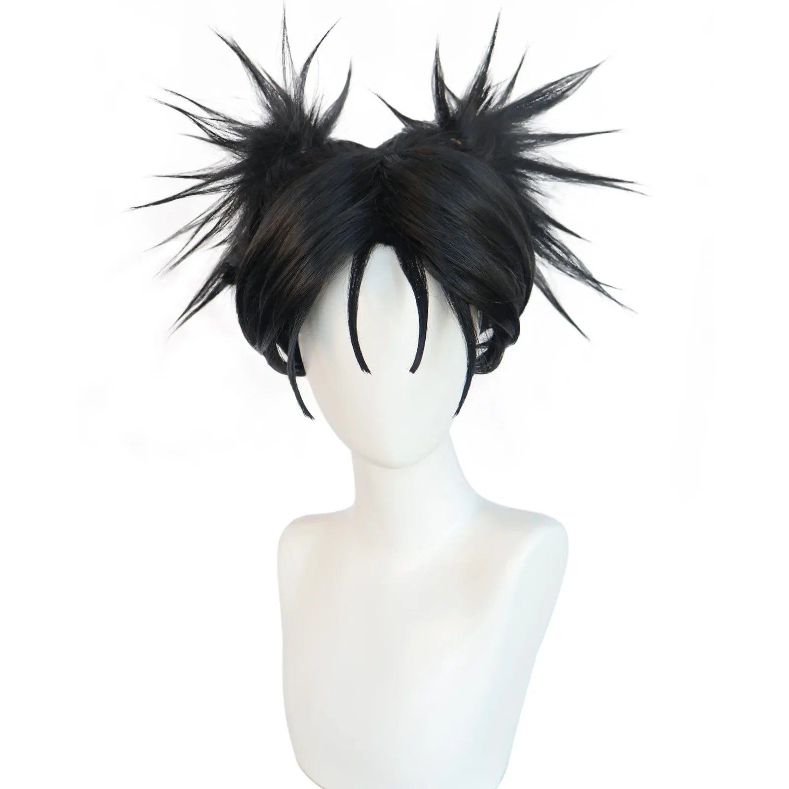 Jujutsu JJK Manga Choso Cosplay Wig Anime Jujutsu Kaisen Black Double Ponytail Hair Sticker Itadori Yuji Halloween Wig Women Men - Jujutsu Kaisen Merch - Free Shipping Buy Now