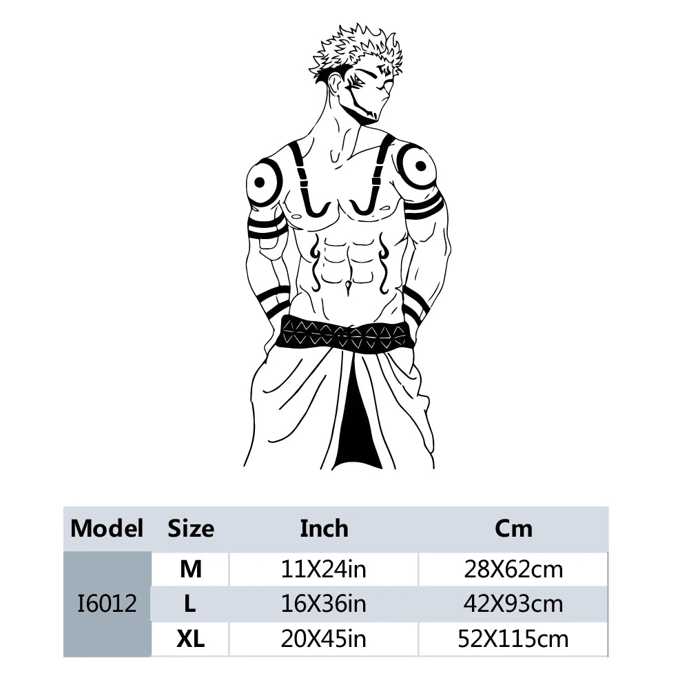 Creative Jujutsu Kaisen Sticker Waterproof Vinyl Wallpaper Home Decor For Kids Rooms Decoration Decoration Accessories