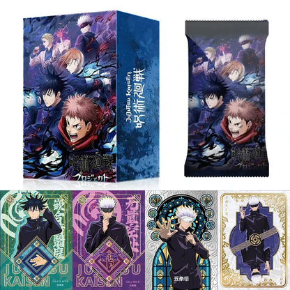 Carte Jujutsu Kaisen Gojo Satoru Fushiguro Megumi Itadori Yuji Warlock, carte de théâtre comique SKP NP, carte de Collection, jouet cadeau pour enfant