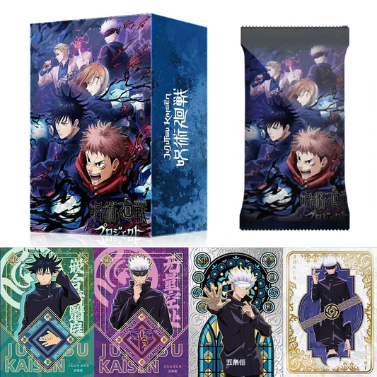 Carte Jujutsu Kaisen Gojo Satoru Fushiguro Megumi Itadori Yuji Warlock, carte de théâtre comique SKP NP, carte de Collection, jouet cadeau pour enfant