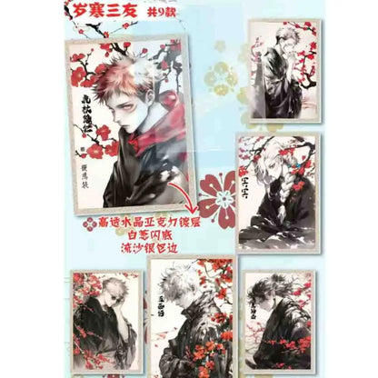 Vente en gros 2025 Nouveau Jujutsu Kaisen Carte en papier coloré Carte de collection de passe-temps Carte de jeu Doujin rare Booster Box Jouets pour enfants Cadeaux