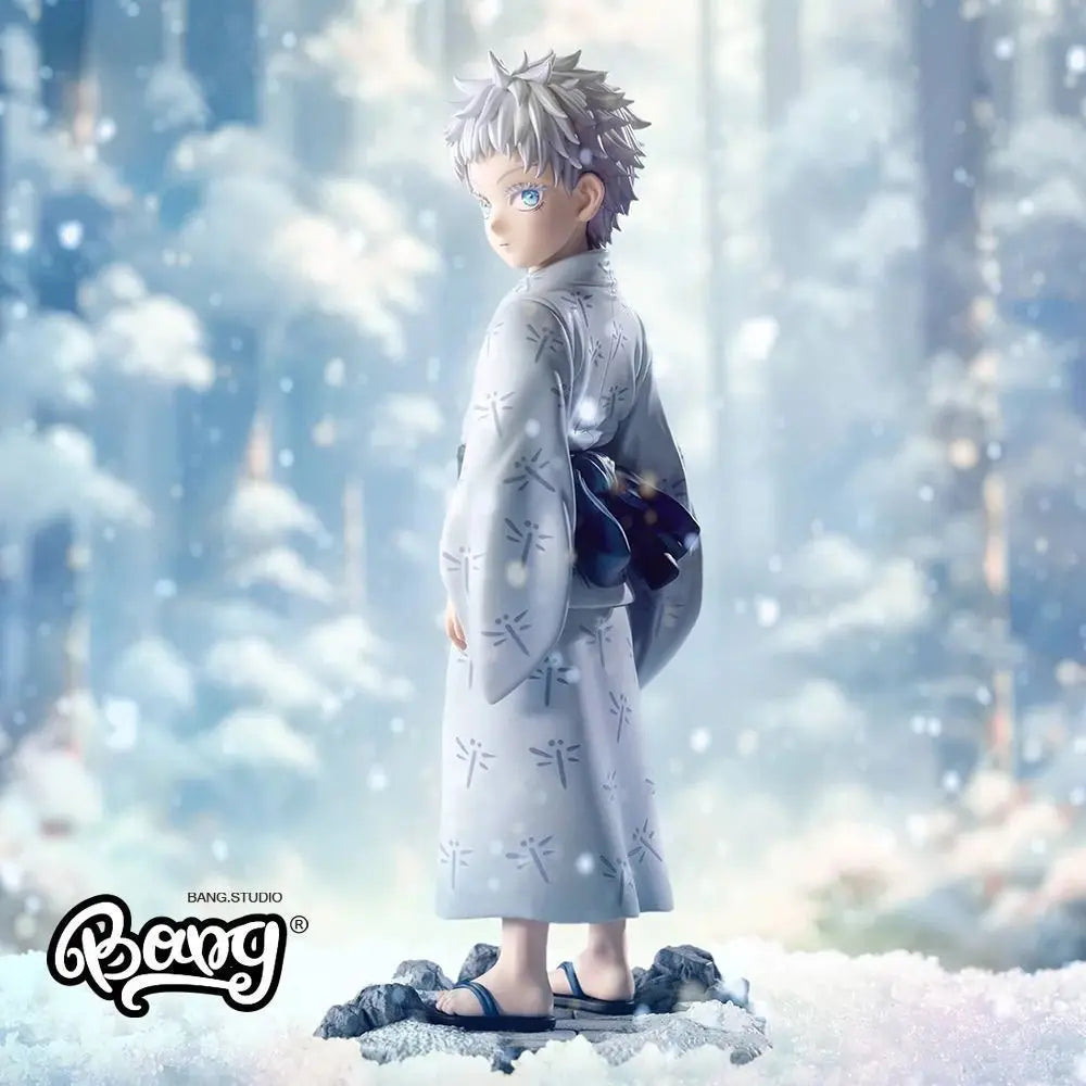 Anime Jujutsu Kaisen Figures Satoru Gojo Figure Childhood 5t5 Action Figurine Q Version Collectible Models Statue Ornament Gifts - Jujutsu Kaisen Merch - Free Shipping Buy Now