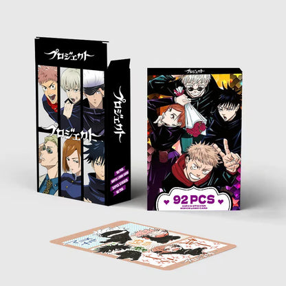 NEW 92 PCS Anime Jujutsu Kaisen Lomo Card Double-sided Hd Color Printing Picture Collection Card Gifts Toy