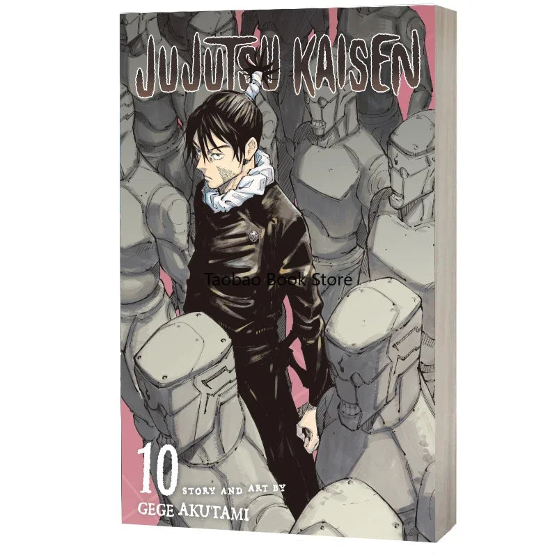 Comic Book 10 Volume Jujutsu Kaisen Japan Youth Teens Fantasy Science Mystery Suspense Manga Comic English Book
