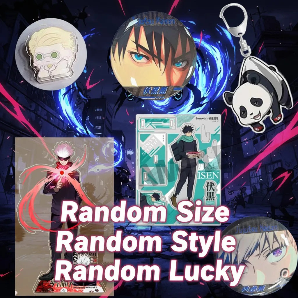 Jujutsu Kaisen Anime Figures Pop Vinyl Dolls Gojo Satoru Itadori Yuji Fushiguro Megumi Cute Cartoon Model Collection Gift for