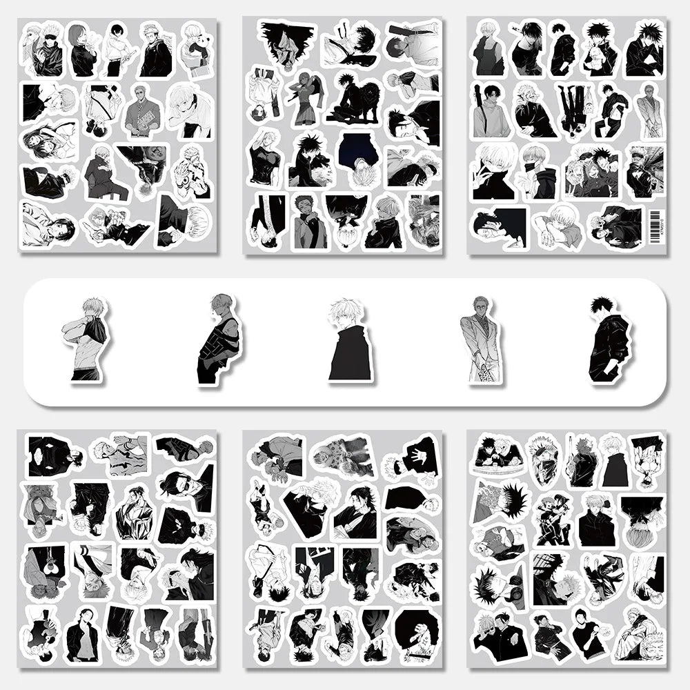 103pcs Various Jujutsu Kaisen Graffiti Stickers Waterproof Diy Decals For Phone Laptop Ipad Water Cup Helmet  Thermos Decor