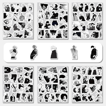103pcs Various Jujutsu Kaisen Graffiti Stickers Waterproof Diy Decals For Phone Laptop Ipad Water Cup Helmet  Thermos Decor