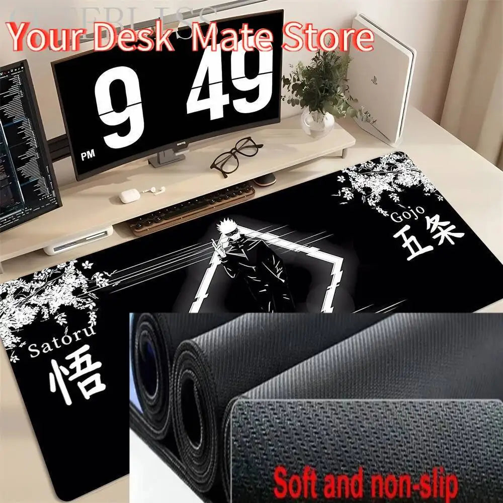 Hot Anime Jujutsu Kaisen Large Mouse Pad Ryomen Sukuna MousePads Computer Gaming Peripheral Accessories Desk Mat XXL 40x90CM