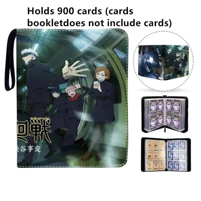 Anime Jujutsu Kaisen Collection 400pcs/900pcs Phantom Parade Card Album Book Card Zipper Game Cards Binder Holder kids Gift
