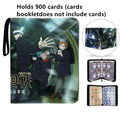 Anime Jujutsu Kaisen Collection 400pcs/900pcs Phantom Parade Card Album Book Card Zipper Game Cards Binder Holder kids Gift