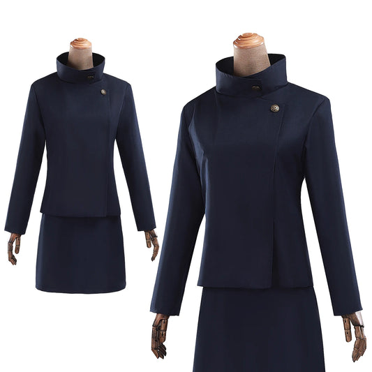 HOLOUN Jujutsu JJK Manga Anime Shoko Ieiri Cosplay Costume Wig  Jacket Skirt Rose Net Synthetic Halloween Christmas XS-2XL - Jujutsu Kaisen Merch - Free Shipping Buy Now
