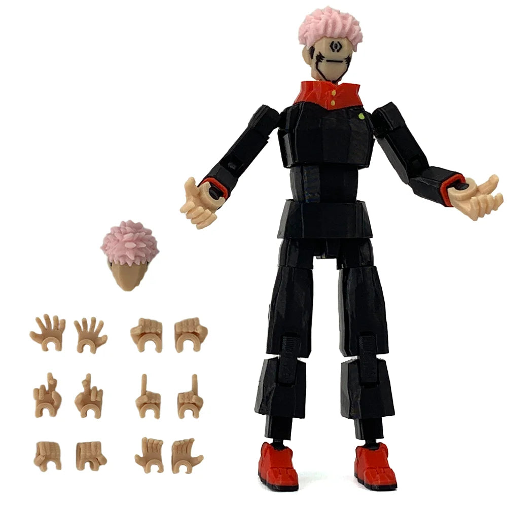 3D Printed Jujutsu Kaisen Ryomen Sukuna Anime Multi-Jointed Shapeshift Toys Action Figures Mannequin Model Ornaments Gifts - Jujutsu Kaisen Merch - Free Shipping Buy Now