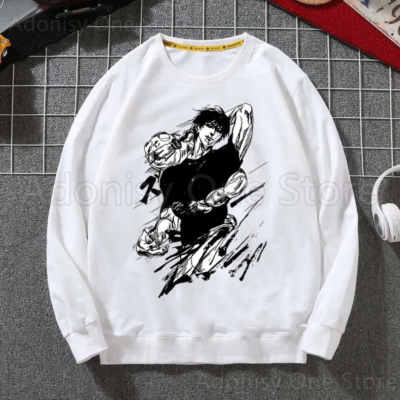Toji Fushiguro Men Hoodie Autumn Hip Hop Streetwear Men Pullover Sweatshirts Hoodies Mens White Color Hoodie Male - Jujutsu Kaisen Merch - Free Shipping Buy Now