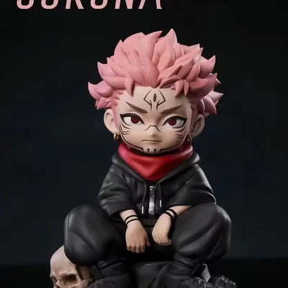 Jujutsu Kaisen Figure Itadori Yuji Gojo Satori Fushiguro Megumi Kugisaki Kawaii Toy Car Decoration PVC Model Gift - Jujutsu Kaisen Merch - Free Shipping Buy Now