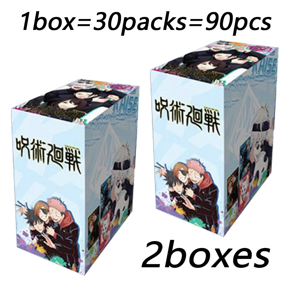 Original Jujutsu Kaisen Collection Cards Fantasy Anime Protagonist Itadori Yuji Fushiguro Megumi Cool Skill Cards Festival Gifts
