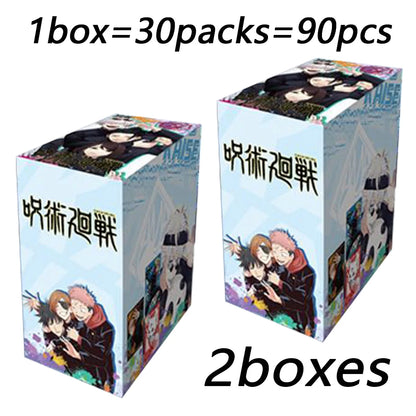 Original Jujutsu Kaisen Collection Cards Fantasy Anime Protagonist Itadori Yuji Fushiguro Megumi Cool Skill Cards Festival Gifts