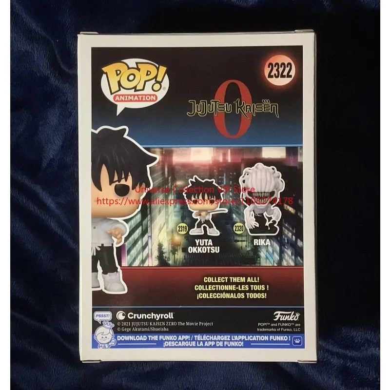Funko Pop Jujutsu Kaisen 0 Satoru Gojo Yuta Okkotsu #2322 #2323 Red Energy Vinyl Figure Anime Collectible For Hobby Collectors