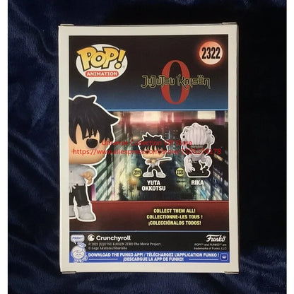 Funko Pop Jujutsu Kaisen 0 Satoru Gojo Yuta Okkotsu #2322 #2323 Red Energy Vinyl Figure Anime Collectible For Hobby Collectors