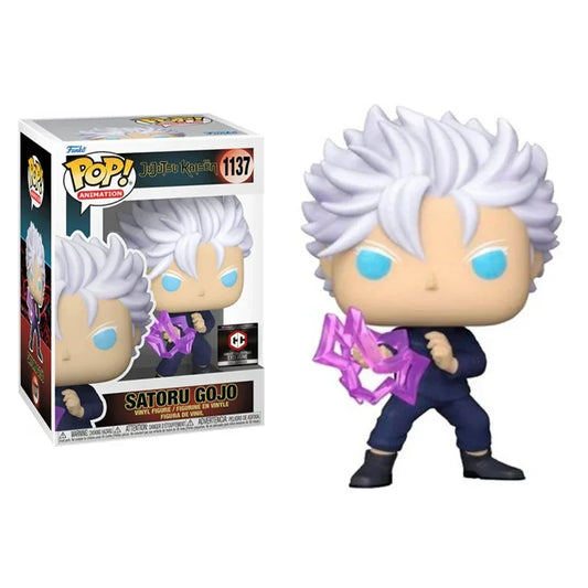 Funko POP Japanese Jujutsu Kaisen Satoru Gojo 1137# Action Figure Collection Model Toys for Christmas Birthday Gift
