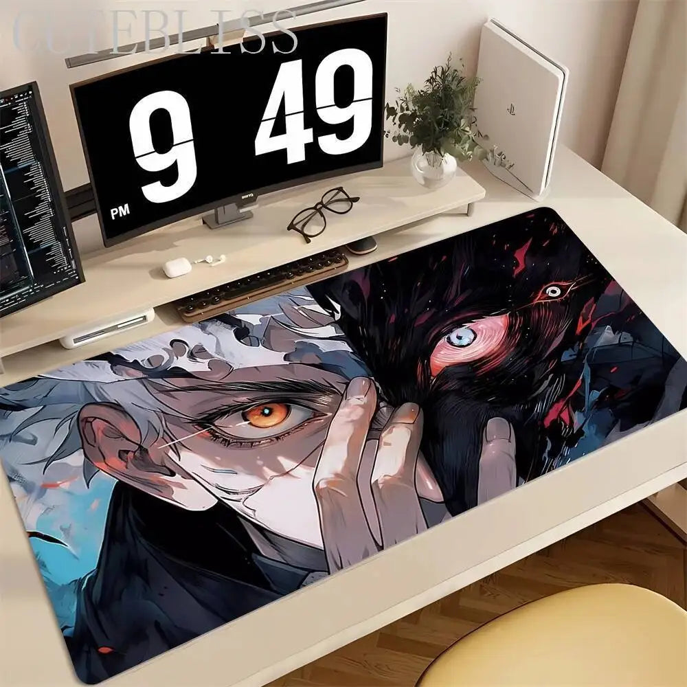 Hot Anime Jujutsu Kaisen Large Mouse Pad Ryomen Sukuna MousePads Computer Gaming Peripheral Accessories Desk Mat XXL 40x90CM