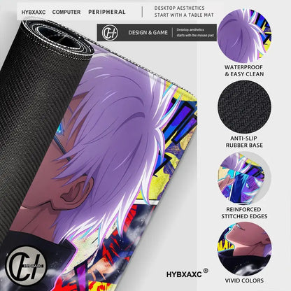 Hot-selling HD J-Jujutsu Kaisen Mouse Pad Professional Gaming Mouse Pad Waterproof Non-Skid Keyboard Mat Big Size Desk Pad