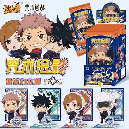 KAYOU Jujutsu Kaisen carte chapitre avancé Gojo Satoru Fushiguro Megumi Itadori Yuji Warlock carte de Collection jouet cadeau