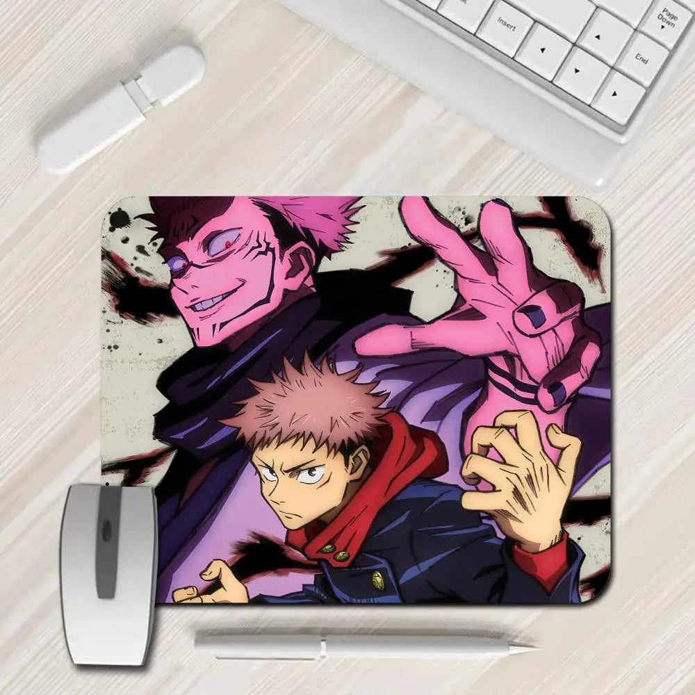 HYBXAXC 450x400mm Jujutsu Kaisen Gaming Mouse Pad XS Small Mousepad For PC Gamer Desktop Decoration Office Mouse Mat Deskmat Rug