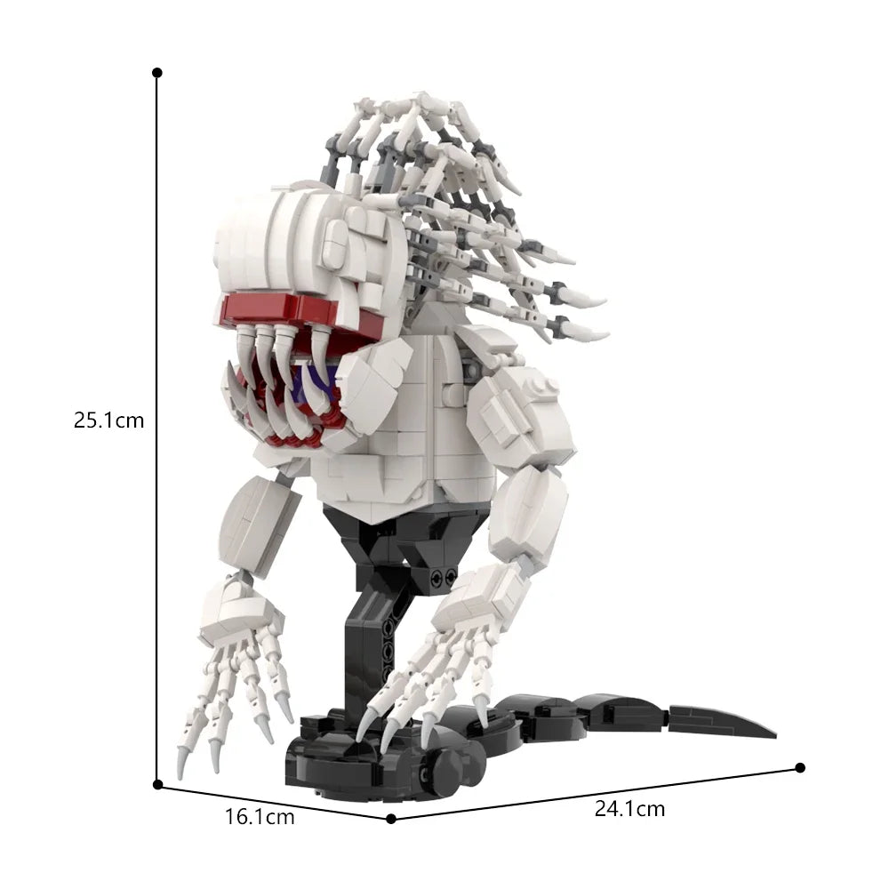 810PCS MOC Jujutsus Kaisen Rika Orimoto Rika Jjk Building Blocks Anime Figure Monster Desktop Ornaments Model Toy for Collection