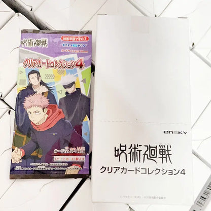Genuine Japanese Official Jujutsu Kaisen Merch Blind Bag Vol.4 Acrylic Stand Mini Card Pvc Transparent Collection Card Trading