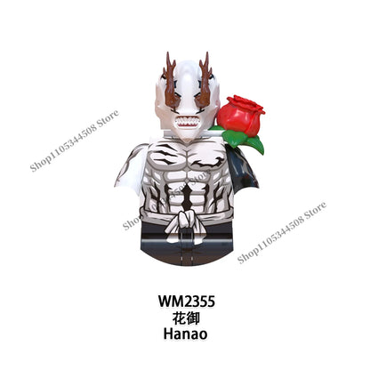 Jujutsu Kaisen MINI Puzzle Brick toys Makora Gojo Satoru Rogo Ryomen Sukuna Kugisaki Nobara Building Blocks Collection Gift