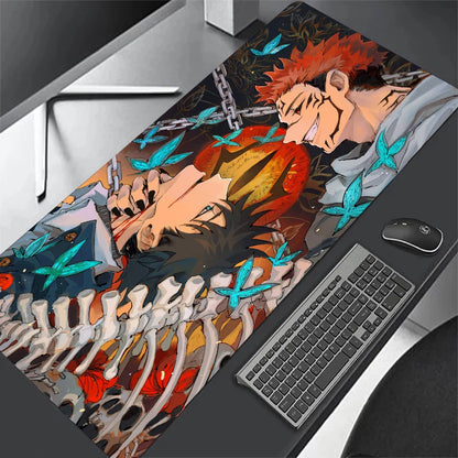 Jujutsu Kaisen XXL Mouse Pad Anime Gojo Satoru Large Gaming Mousepad Gamer Company Keyboard Mouse Mats Carpet Computer Desk Mat