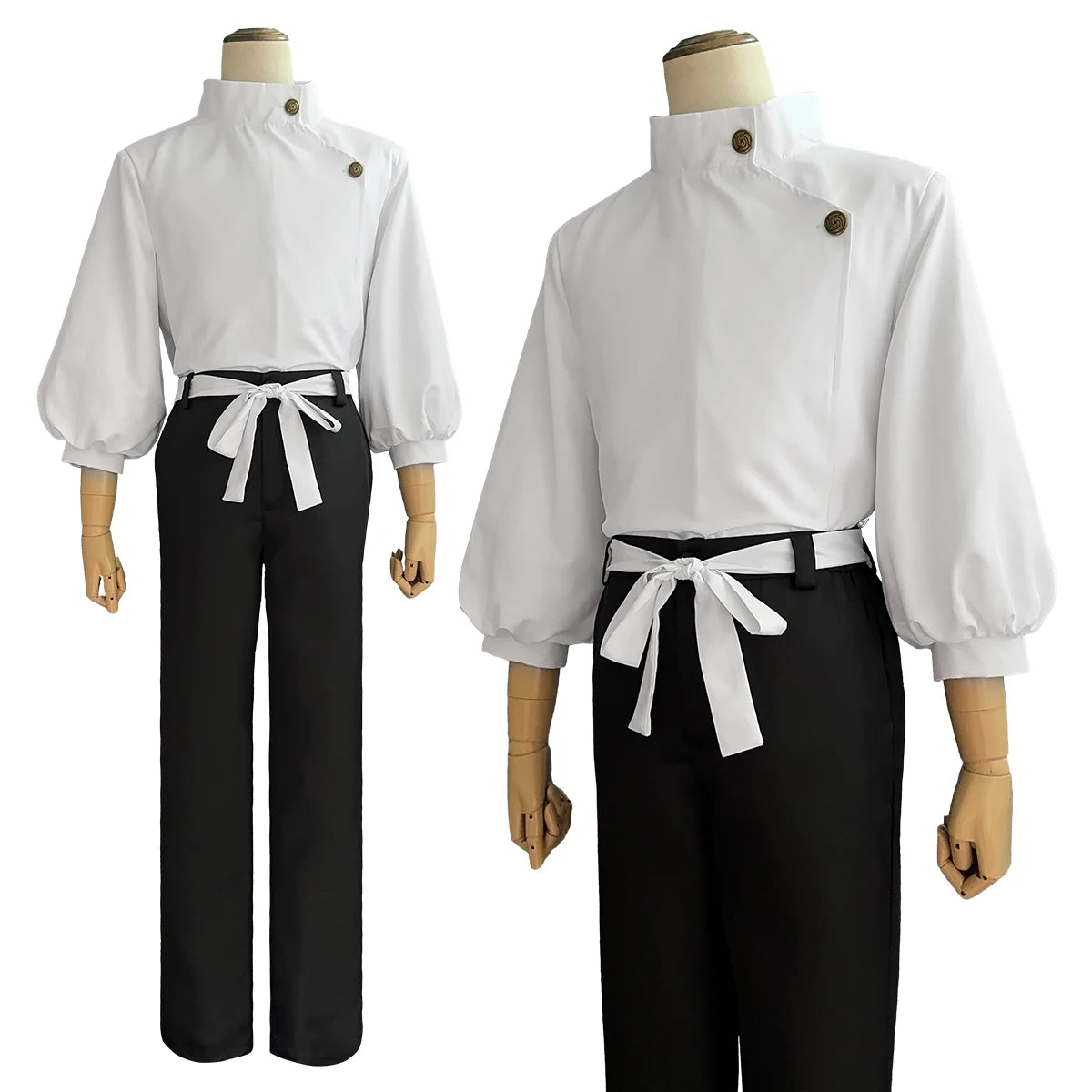 HOLOUN Jujutsu JJK Manga Anime Yuta Okkotsu Cosplay Costume Wig Jacket Black Pants Uniform Rose Net Synthetic Halloween - Jujutsu Kaisen Merch - Free Shipping Buy Now